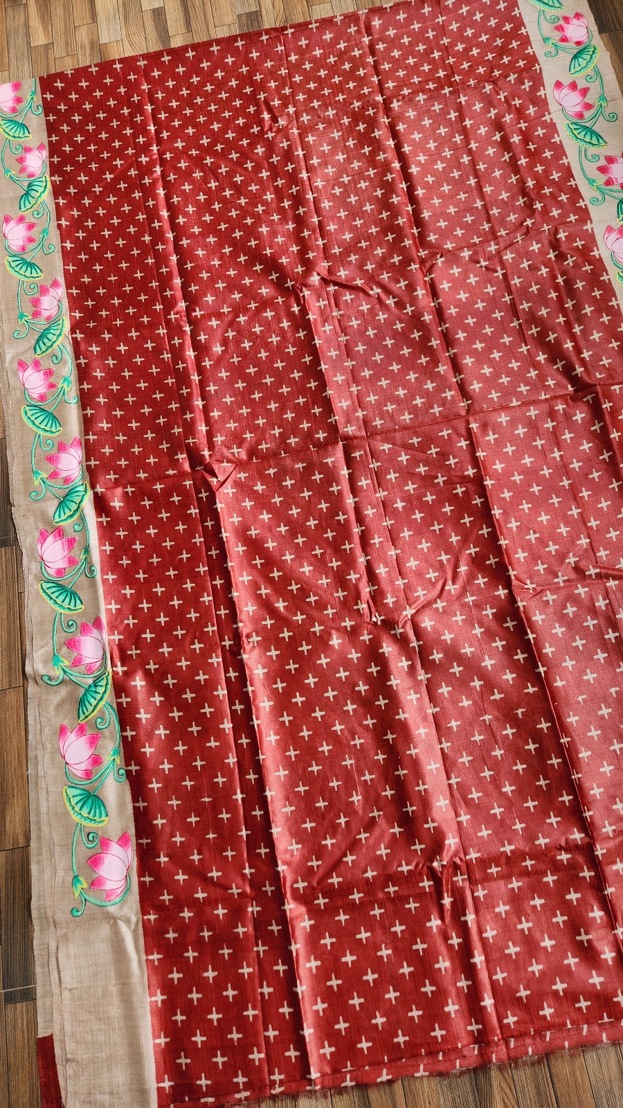 Pichwai saree red saree sareesonline festival shopping wedding shopping