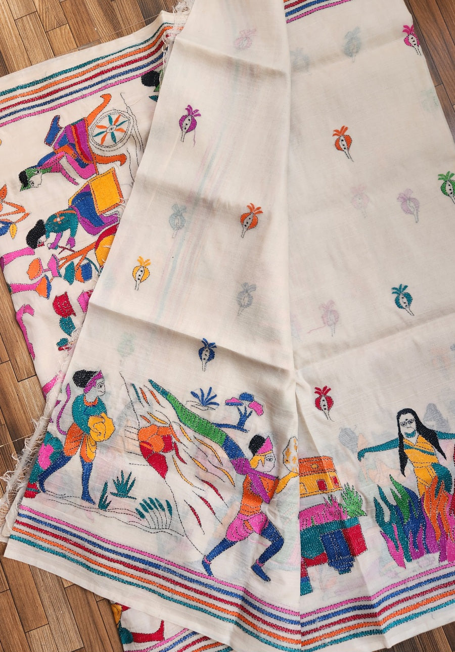 ramayana saree kantha saree Indian gifts 