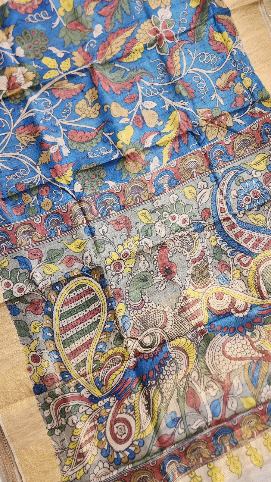 KALAMKARI SILK SAREE