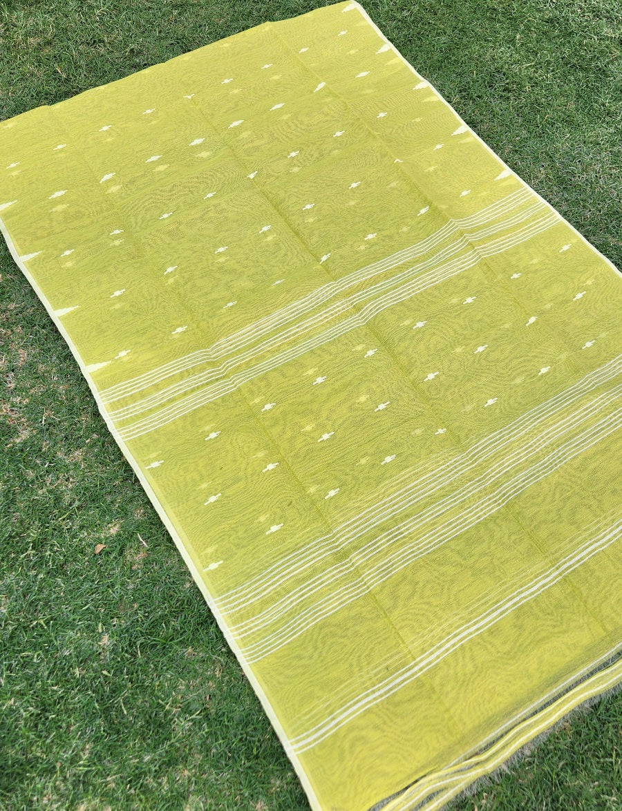 jamdani dupatta green dupatta 