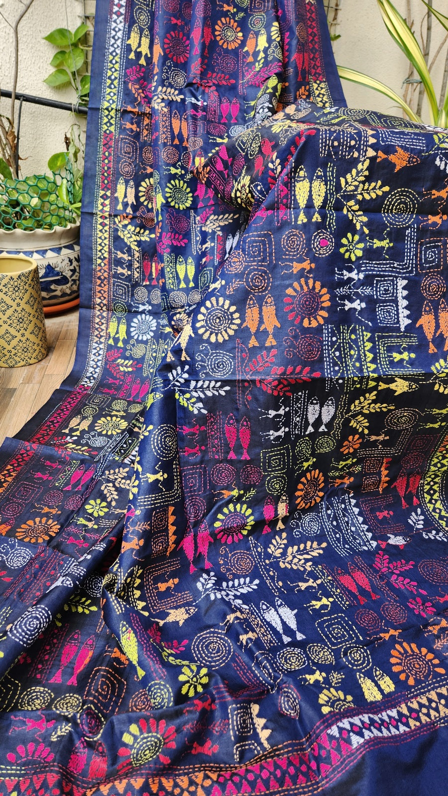 WARLI KANTHA DUPATTA