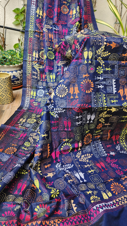 WARLI KANTHA DUPATTA