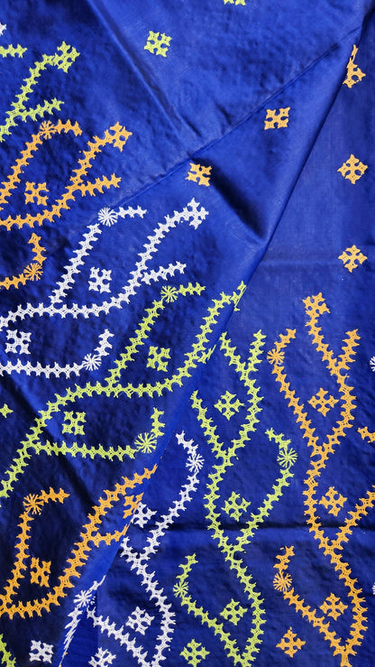 KUTCHWORK SILK SAREE