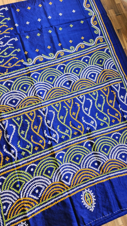 KUTCHWORK SILK SAREE