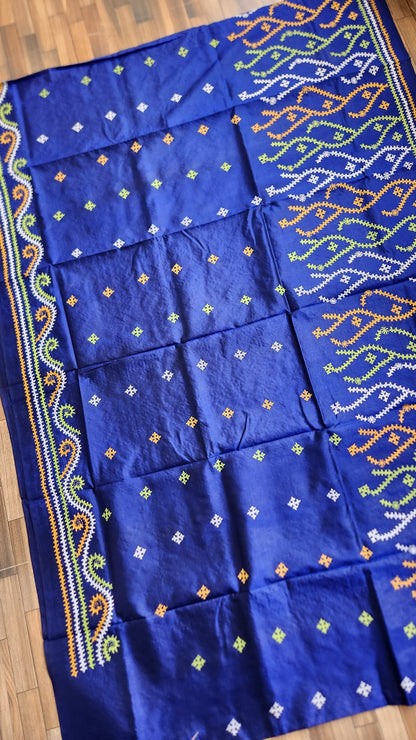 KUTCHWORK SILK SAREE