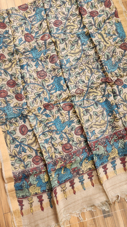 KALAMKARI SILK DUPATTA