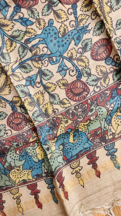 KALAMKARI SILK DUPATTA