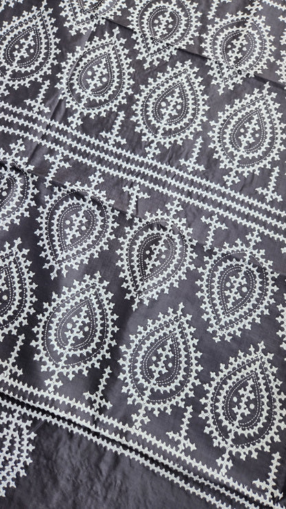 KUTCHWORK SILK SAREE