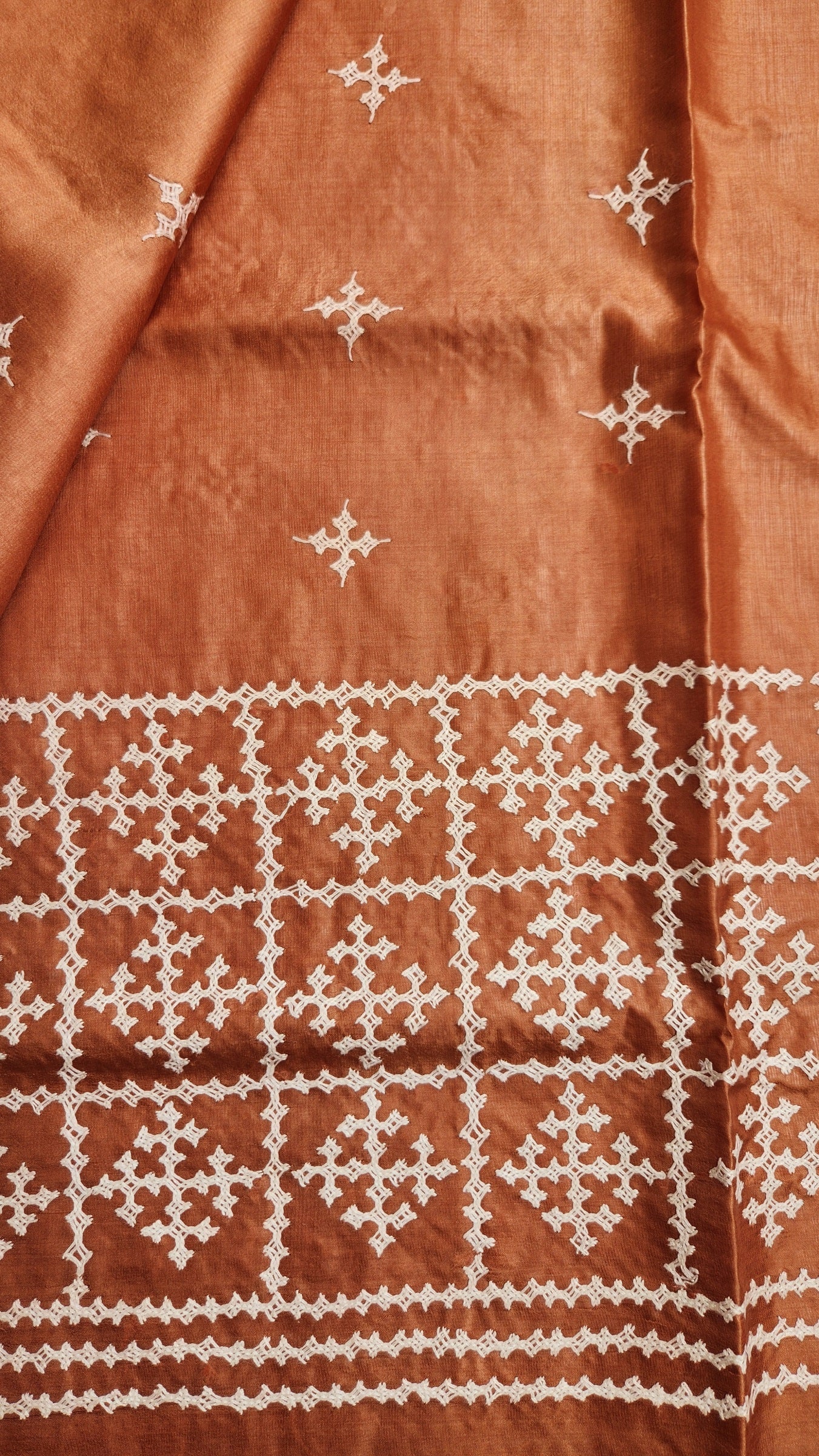 KUTCHWORK SILK SAREE