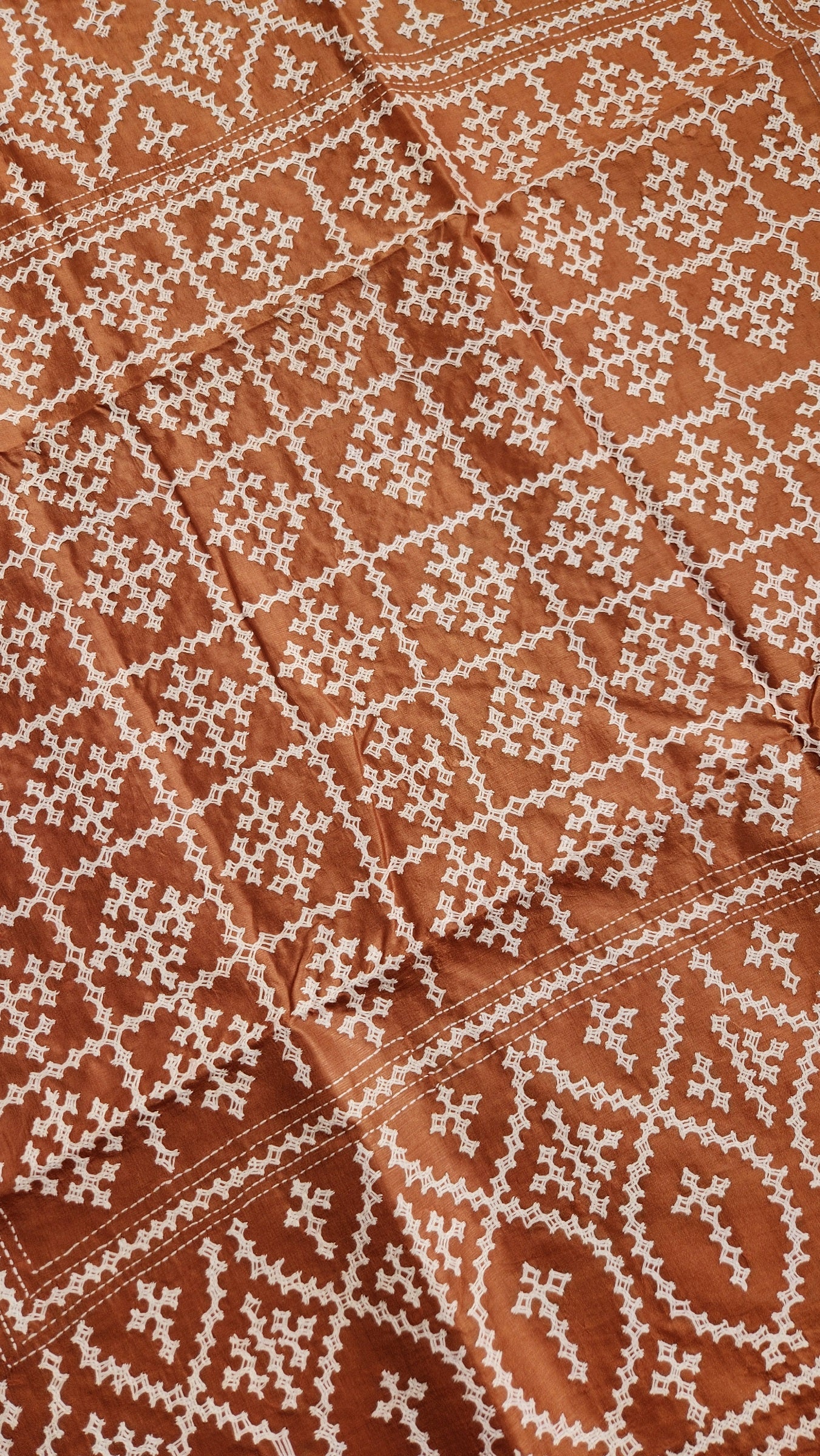 kutchwork saree silk saree 