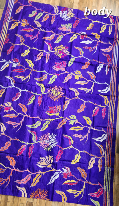 DANDELION KANTHA SAREE