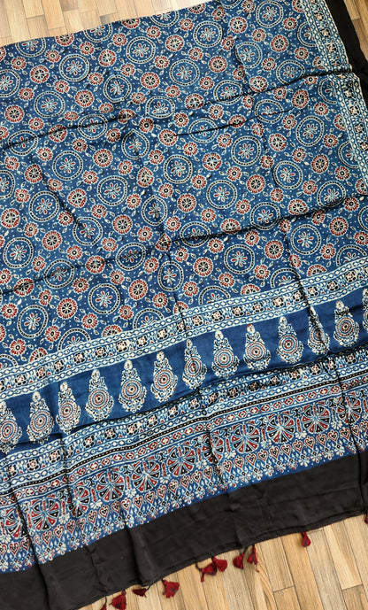 AJRAKH SILK DUPATTA
