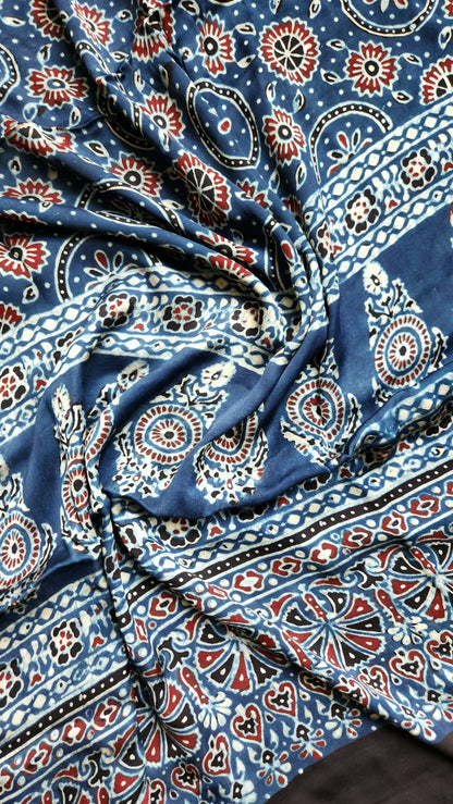 AJRAKH SILK DUPATTA