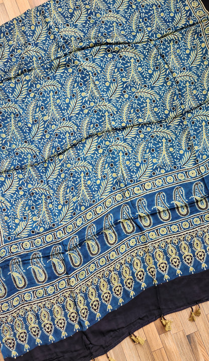 AJRAKH SILK DUPATTA