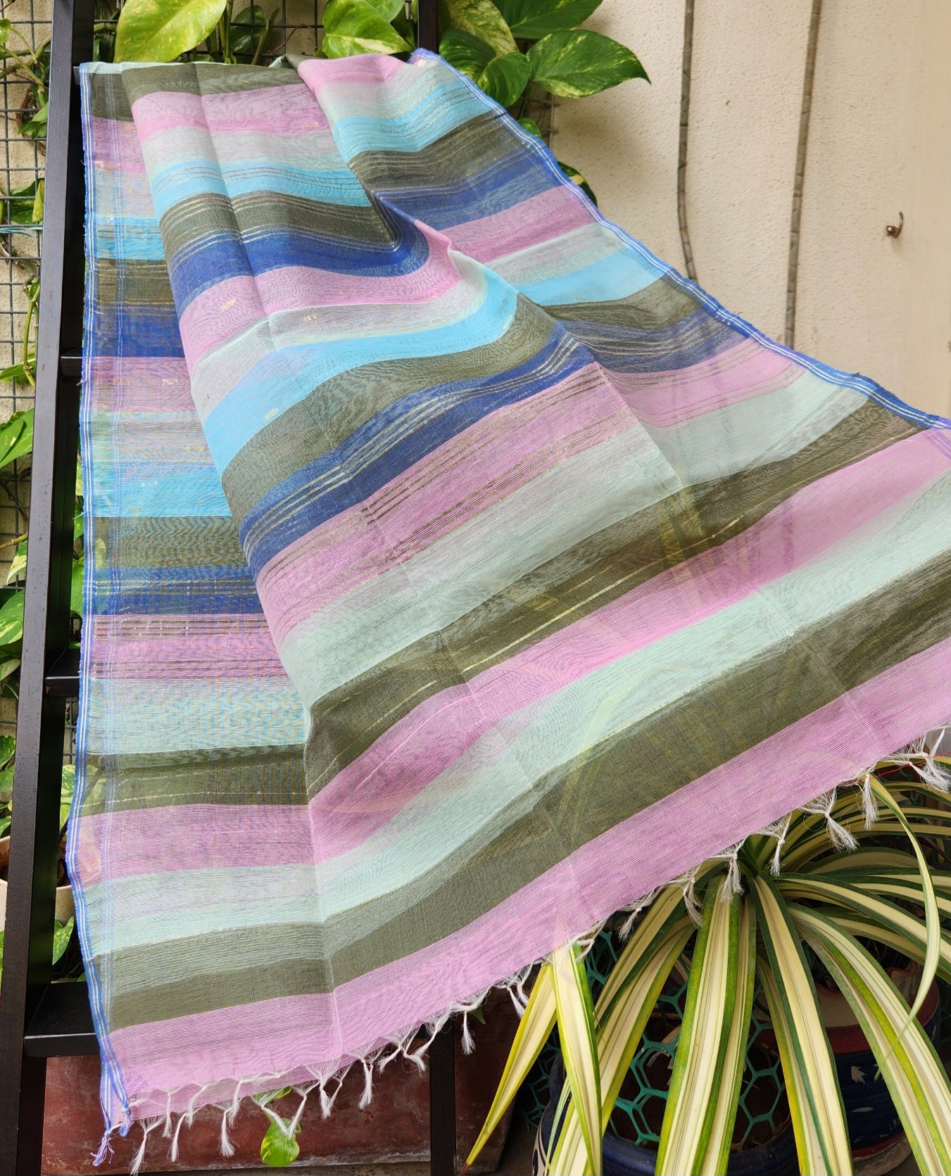 HANDLOOM JAMDANI DUPATTA
