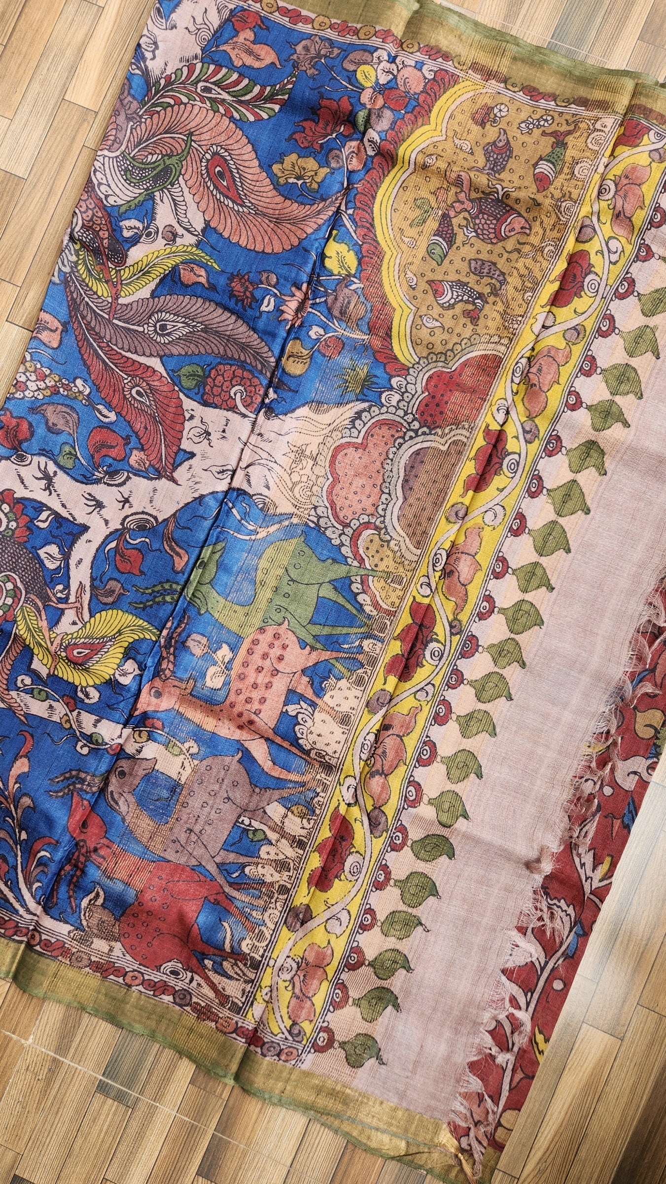 KALAMKARI SILK SAREE