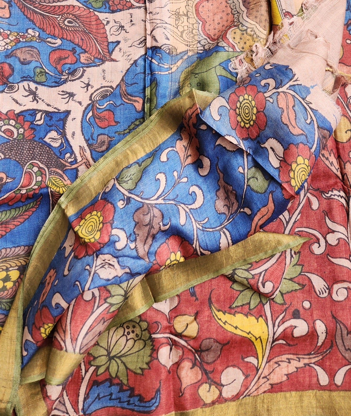 KALAMKARI SILK SAREE
