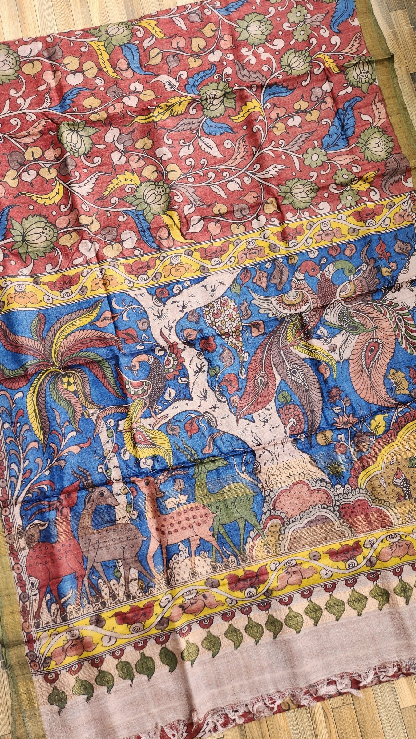 KALAMKARI SILK SAREE