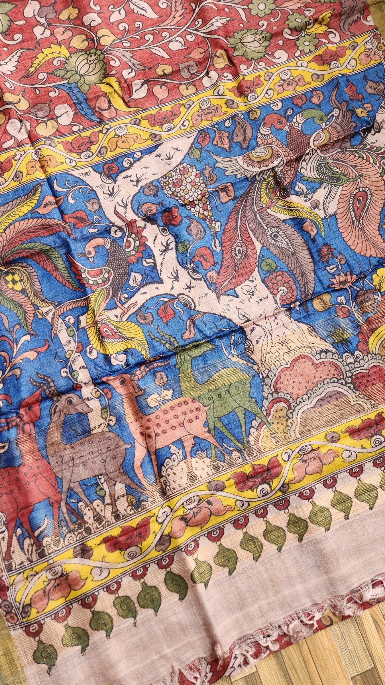 KALAMKARI SILK SAREE