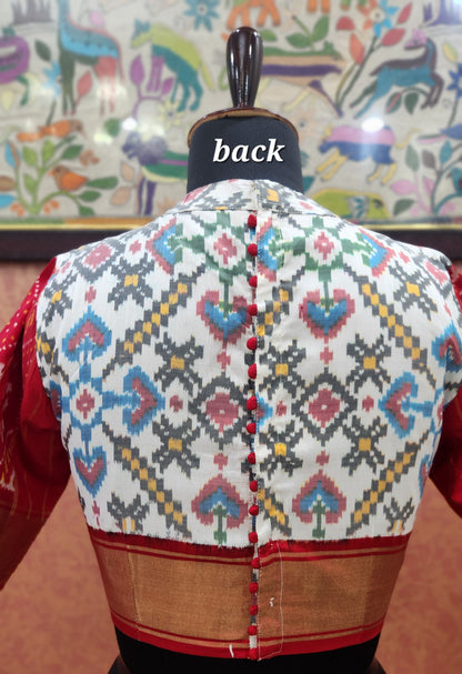 IKAT FABRIC BLOUSE