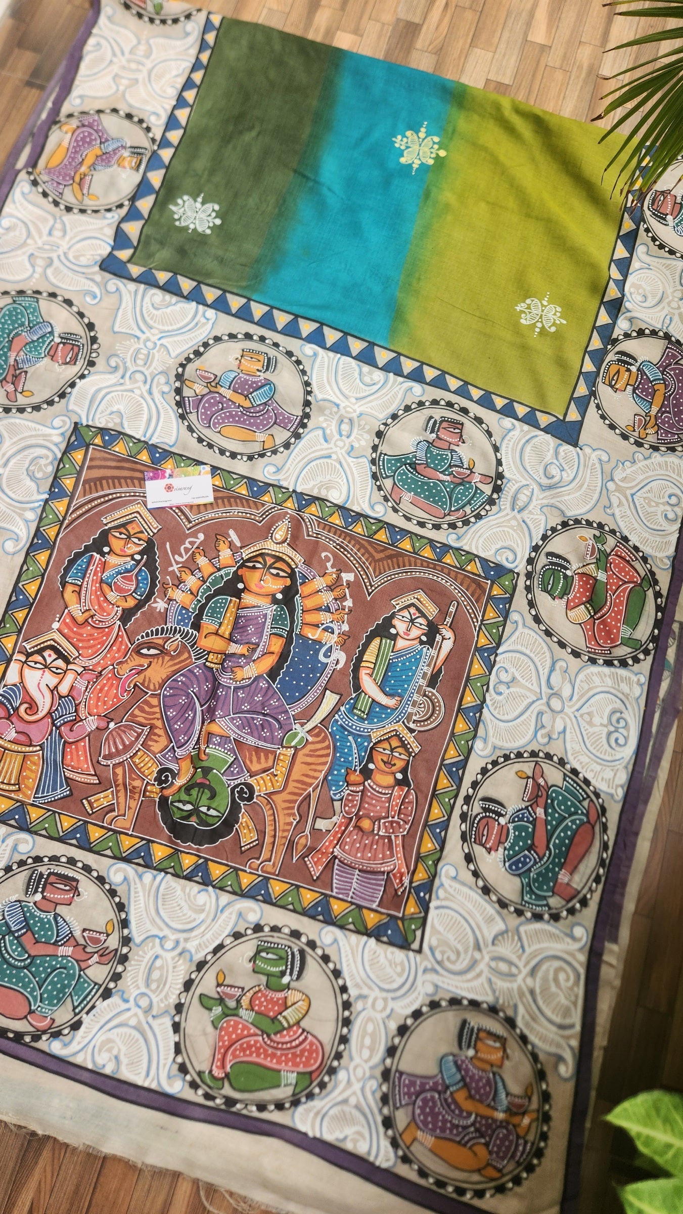 PATTACHITRA HANDPAINTED SAREE
