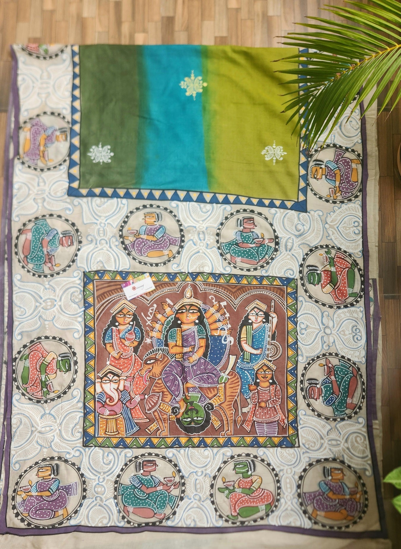 PATTACHITRA HANDPAINTED SAREE