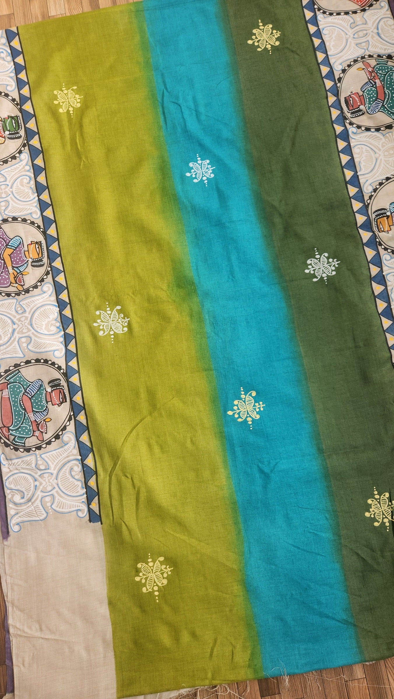 PATTACHITRA HANDPAINTED SAREE