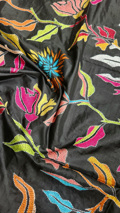 DANDELION KANTHA SAREE