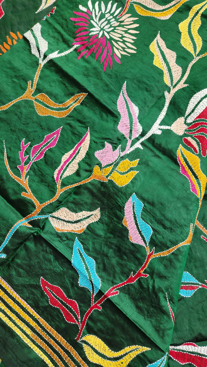 DANDELION KANTHA SAREE