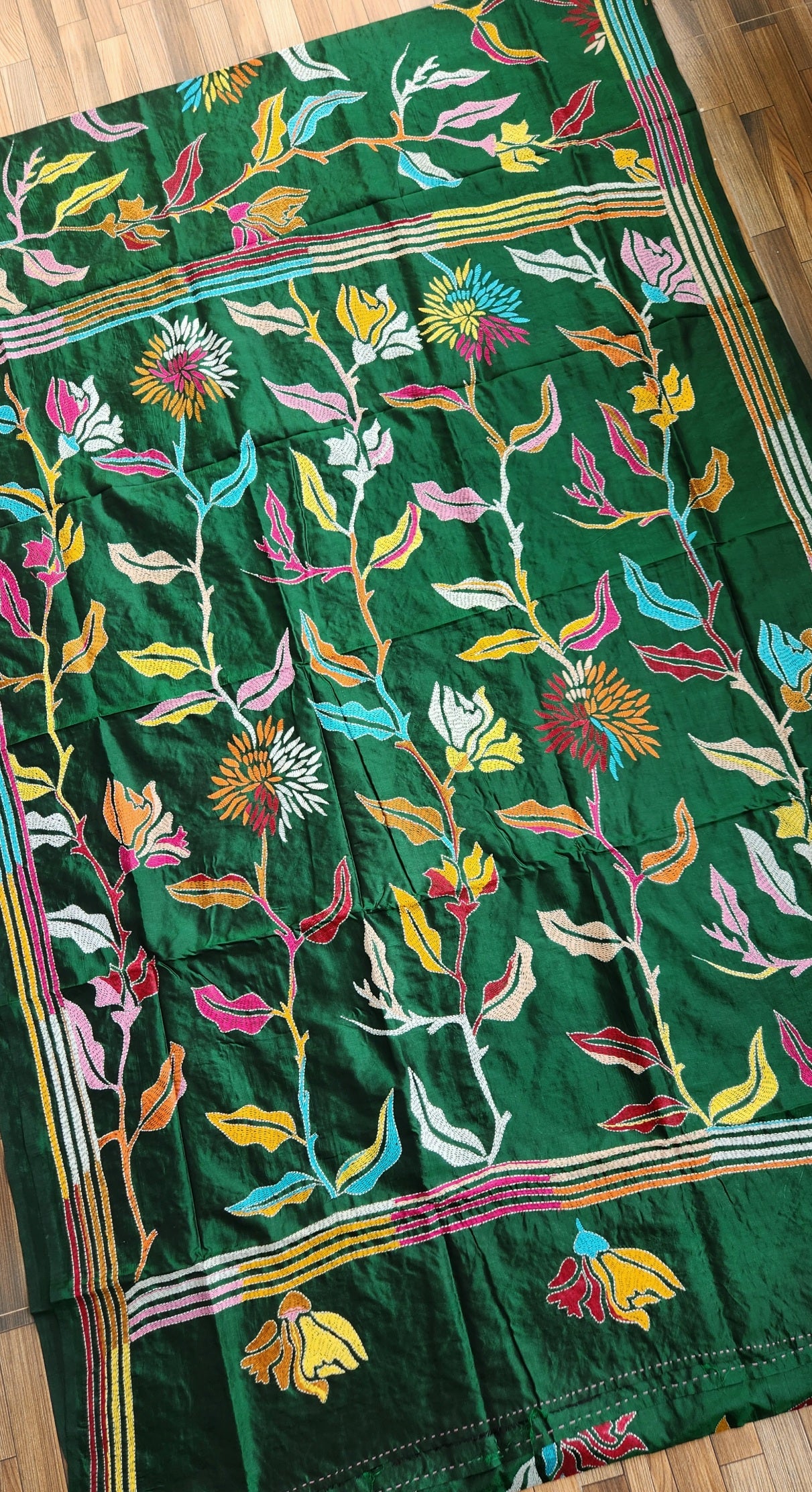 DANDELION KANTHA SAREE