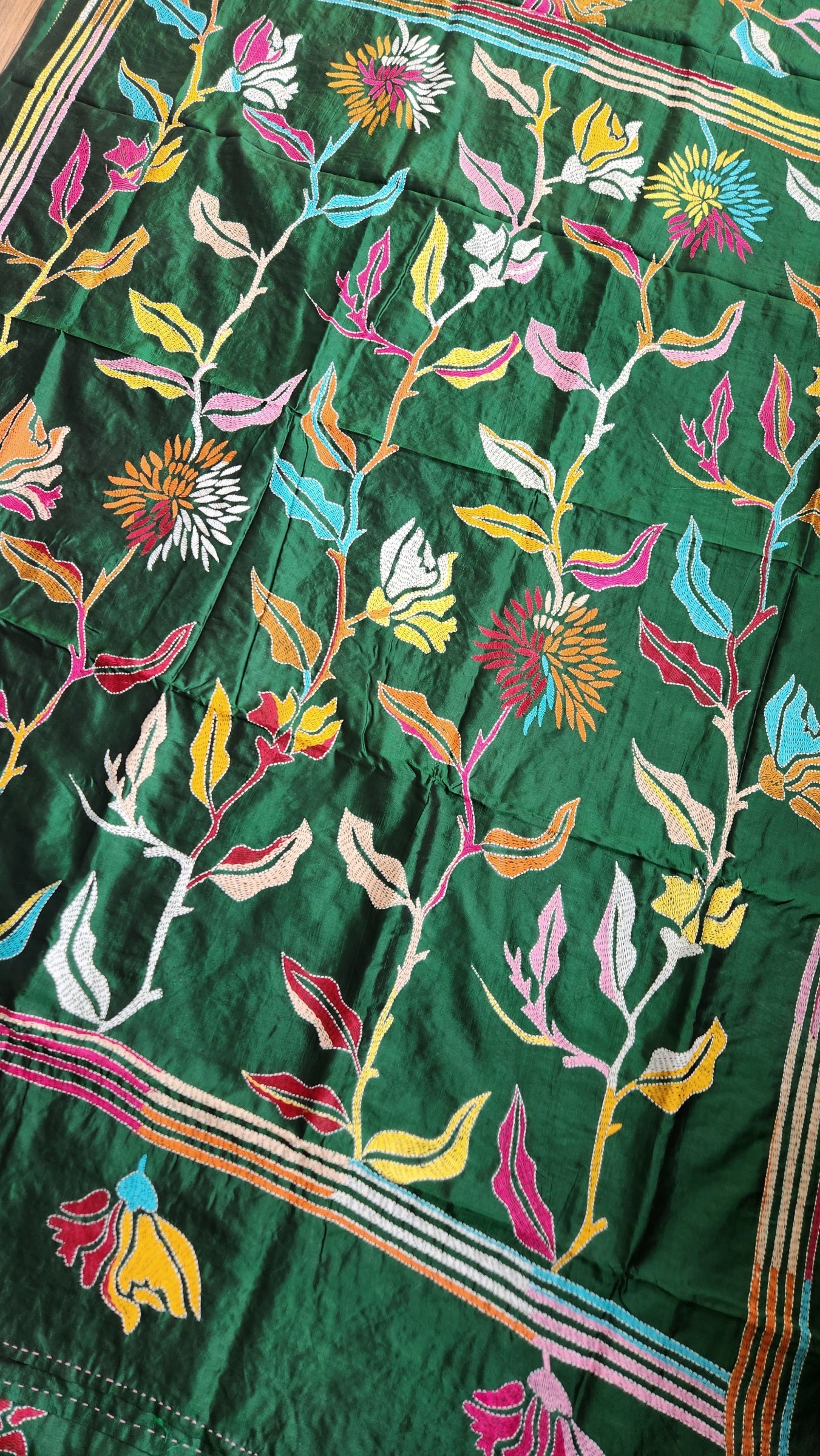 DANDELION KANTHA SAREE