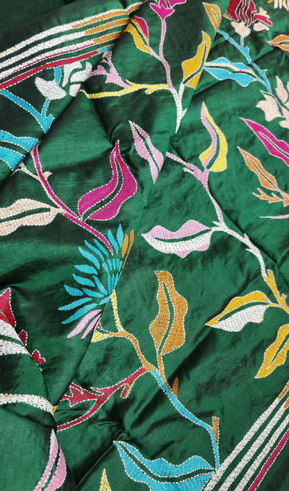 DANDELION KANTHA SAREE