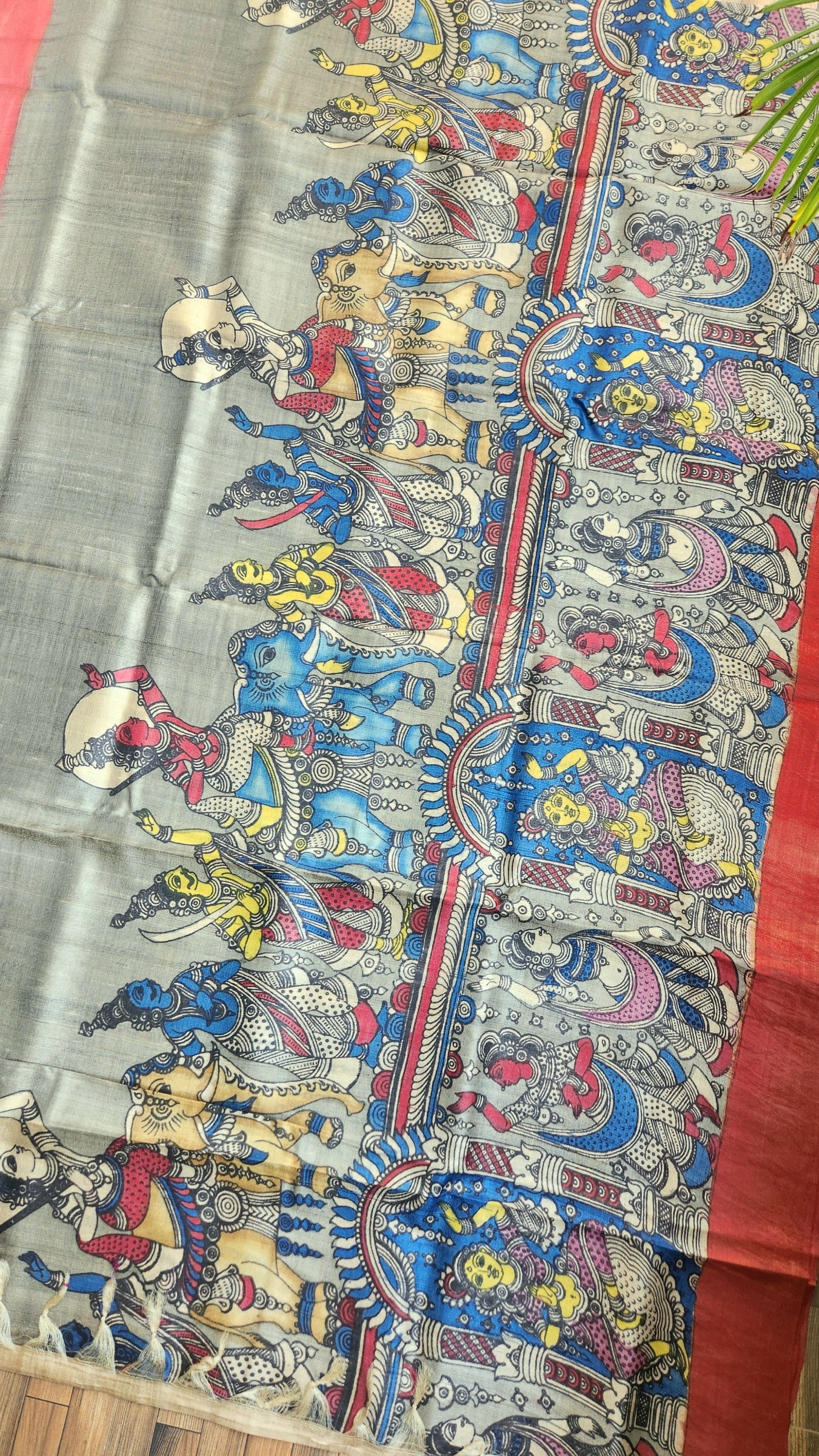 KALAMKARI SILK SAREE - Saraswati