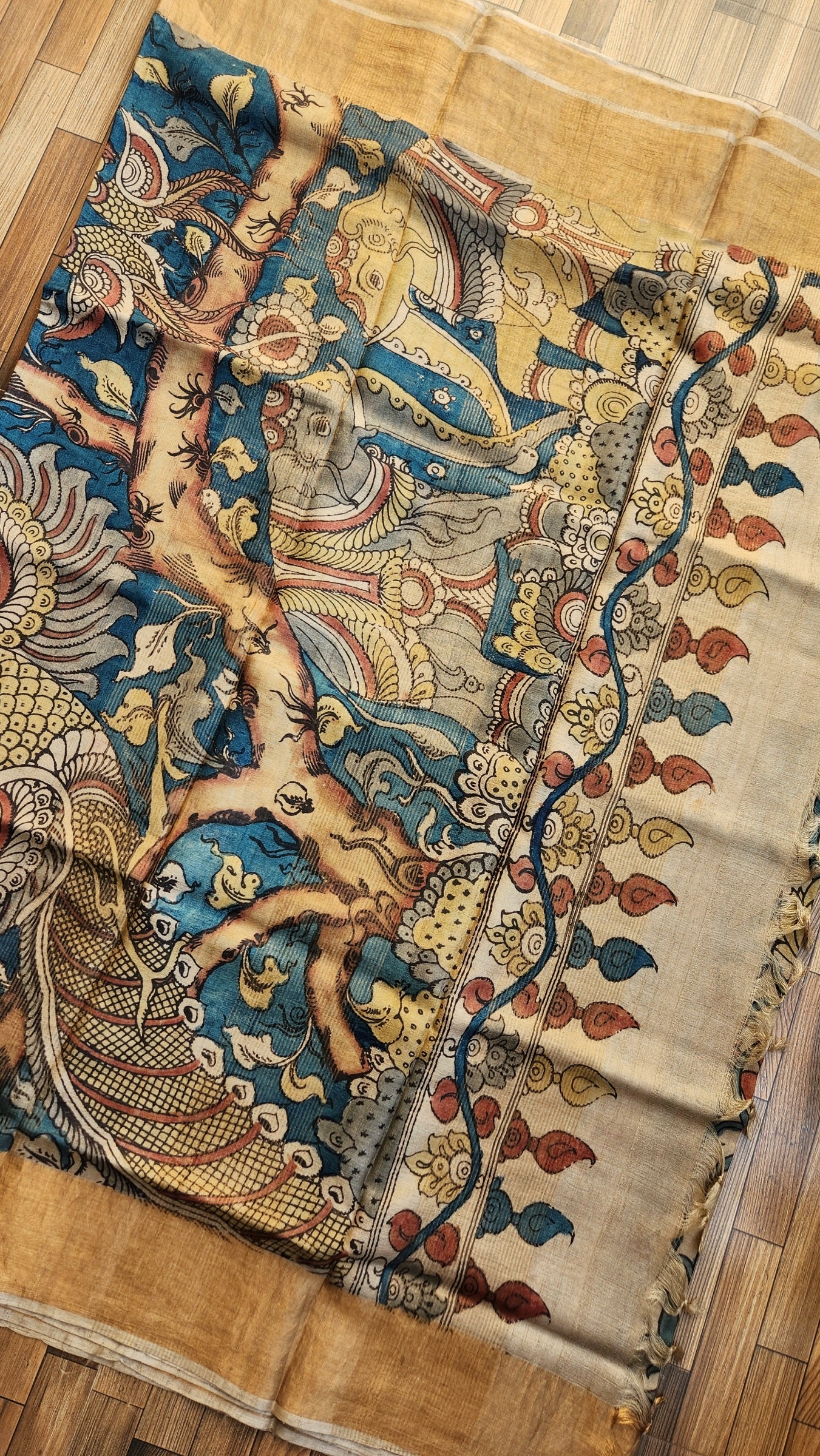 KALAMKARI SILK SAREE - Prakarti
