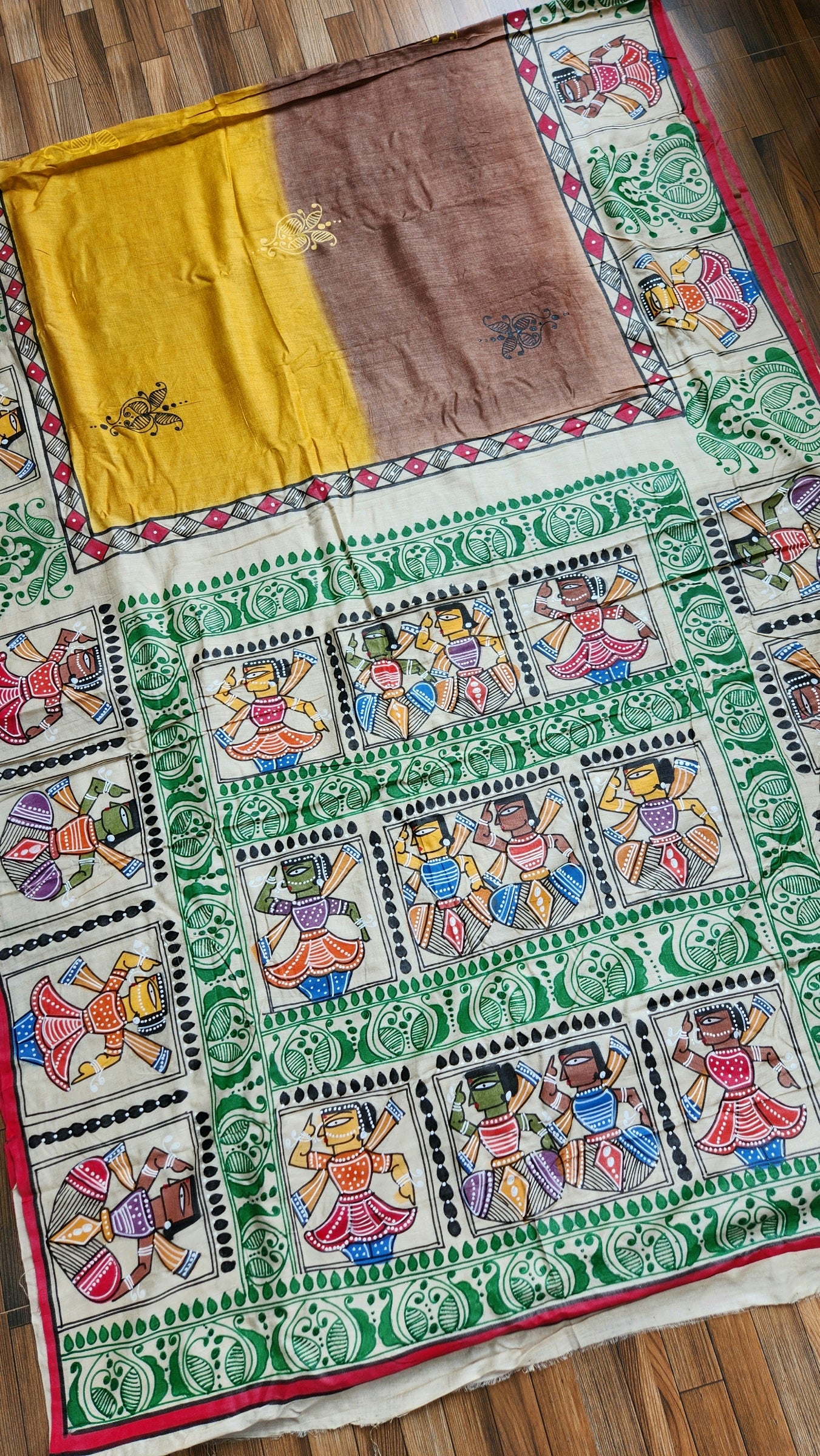 PATTACHITRA HANDPAINTED SAREE