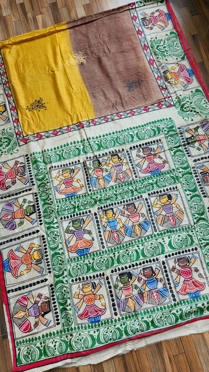 PATTACHITRA HANDPAINTED SAREE