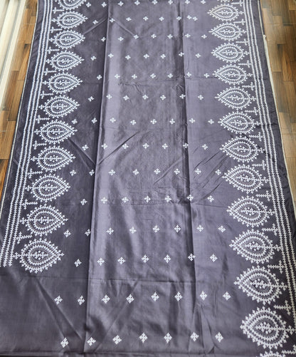 KUTCHWORK SILK SAREE