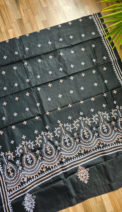 KUTCHWORK SILK DUPATTA