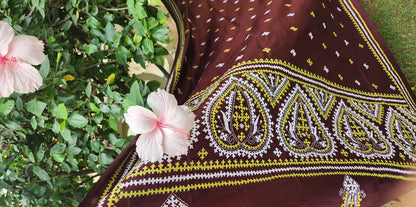 KUTCHWORK SILK DUPATTA