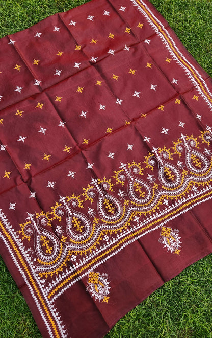 KUTCHWORK SILK DUPATTA