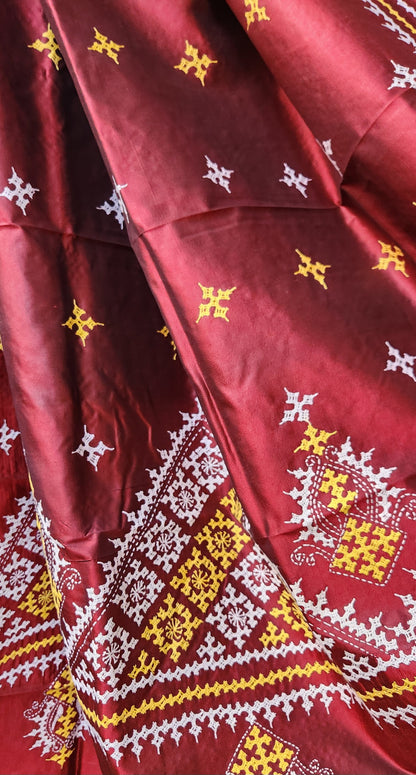 KUTCHWORK SILK DUPATTA