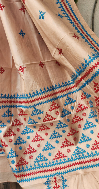 KUTCHWORK SILK DUPATTA