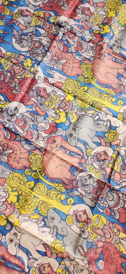 KALAMKARI SILK SAREE - CREATION