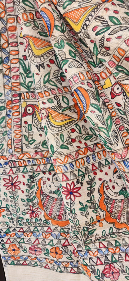 MADHUBANI DUPATTA - SAAWAN