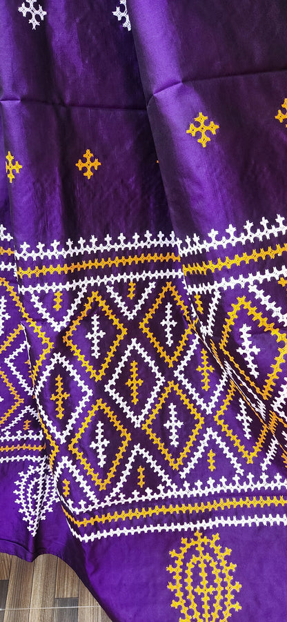 KUTCHWORK SILK DUPATTA