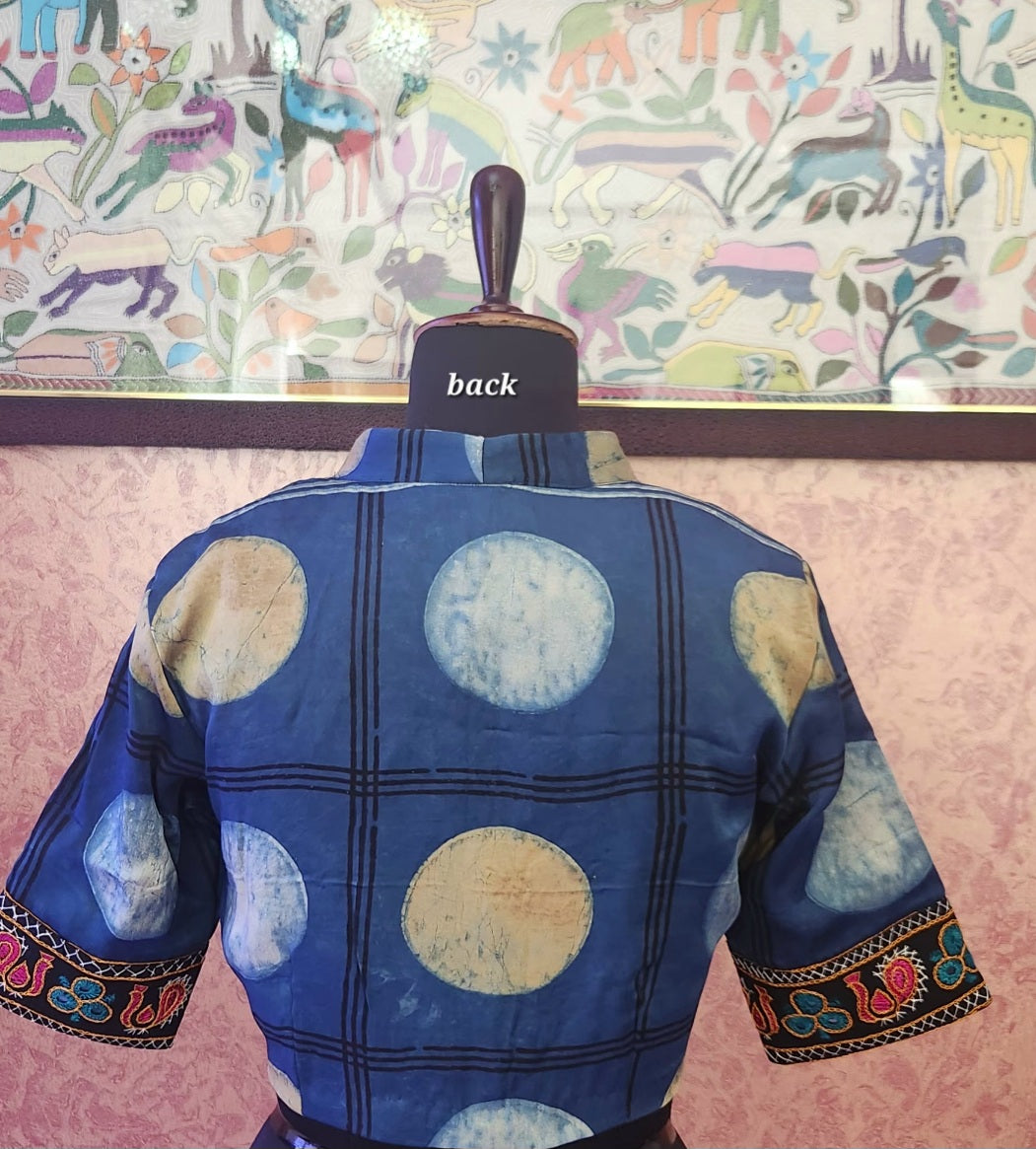 AJRAKH FABRIC BLOUSE