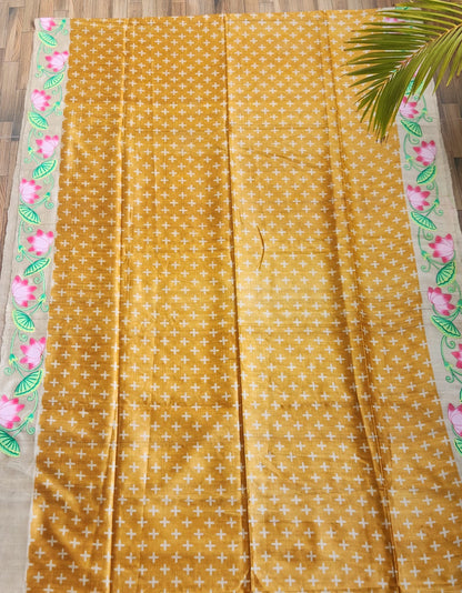 PICHWAI HANDPAINTED SAREE