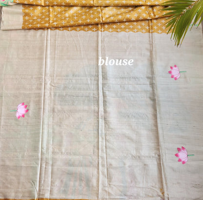 PICHWAI HANDPAINTED SAREE