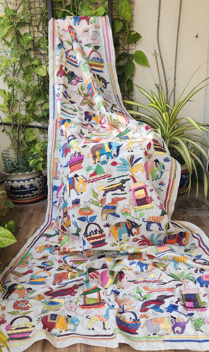 JUNGLE BOOK KANTHA DUPATTA