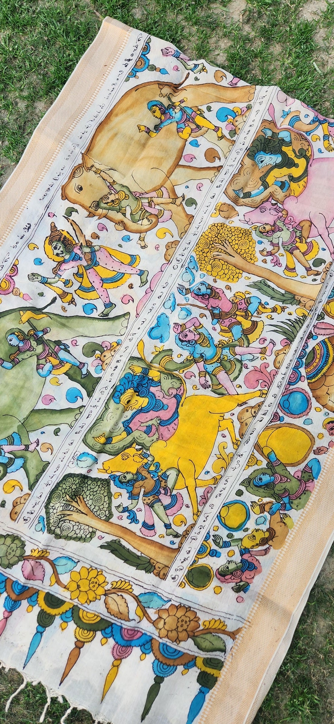 KALAMKARI SILK DUPATTA